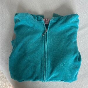 Juicy Couture Teal Hoodie